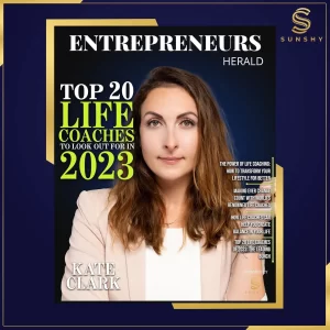 Kate Clark in Entrepreneurs Herald 2023 Top Life Coaches